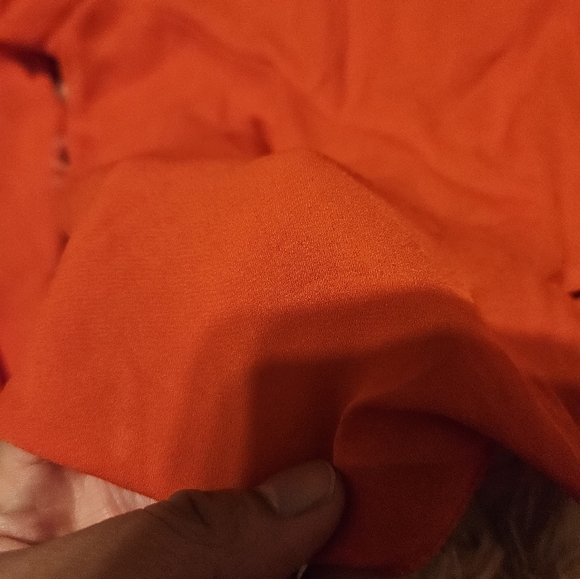 Asos Orange Cropped Longsleeves Blouse - Picture 4 of 8